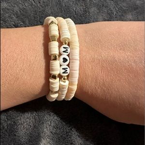 3 bracelet polymer bead set